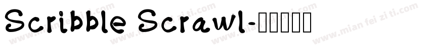 Scribble Scrawl字体转换